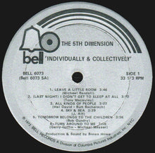 Laden Sie das Bild in den Galerie-Viewer, The 5th Dimension* : Individually & Collectively (LP, Album, Aud)