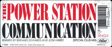 Laden Sie das Bild in den Galerie-Viewer, The Power Station : Communication (12", Single)