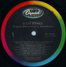 Load image into Gallery viewer, Various : 9½ Weeks (Original Motion Picture Soundtrack) (LP, Album, Rai)