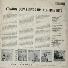 Laden Sie das Bild in den Galerie-Viewer, Cowboy Copas : Sings His All-Time Hits (LP, Comp)