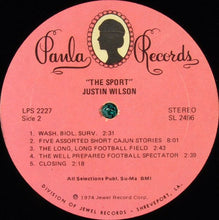 Charger l'image dans la galerie, Justin Wilson : The Sport (LP)