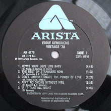 Load image into Gallery viewer, Eddie Kendricks : Vintage '78 (LP, Album)