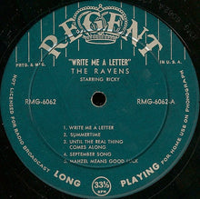 Charger l'image dans la galerie, The Ravens (2) Starring Ricky* : Write Me A Letter (LP, Comp)