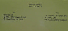 Laden Sie das Bild in den Galerie-Viewer, David Liebman : "Lieb": Close-Up (LP, RE)