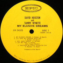 Laden Sie das Bild in den Galerie-Viewer, David Houston & Tammy Wynette : My Elusive Dreams (LP, Album, Mono, Ter)