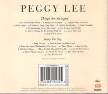 Load image into Gallery viewer, Peggy Lee : Things Are Swingin' / Jump For Joy (CD, Comp, Mono, RM)