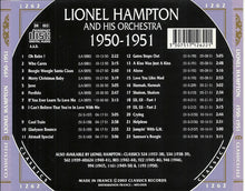 Load image into Gallery viewer, Lionel Hampton And His Orchestra : 1950-1951 (CD, Comp)