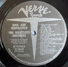 Load image into Gallery viewer, The Righteous Brothers : Soul & Inspiration (LP, Album, Club, Cap)