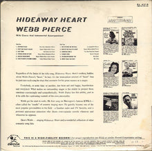 Charger l'image dans la galerie, Webb Pierce : Hideaway Heart (LP, Album, Mono, Glo)
