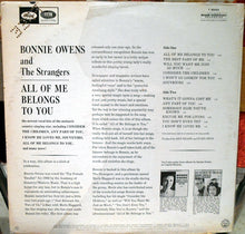 Load image into Gallery viewer, Bonnie Owens And The Strangers (5) : All Of Me Belongs To You (LP, Mono)
