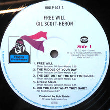 Load image into Gallery viewer, Gil Scott-Heron : Free Will (LP, Album, RE)