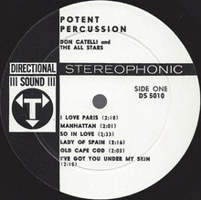 Load image into Gallery viewer, Don Catelli And The All Stars : Potent Percussion (LP, Gat)