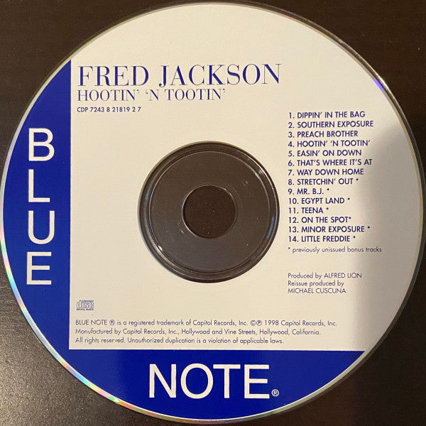 Fred Jackson - Hootin' 'N Tootin'