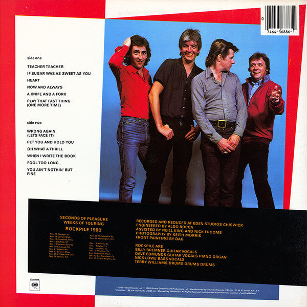 Buy Rockpile : Seconds Of Pleasure (LP, Album, RE) Online for a