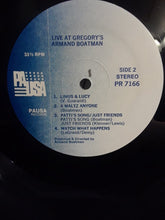 Load image into Gallery viewer, Armand Boatman : Live At Gregory's (LP, Album)