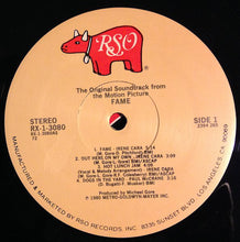 Load image into Gallery viewer, Various : Fame (The Original Soundtrack From The Motion Picture) (LP, Album, 72 )