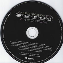 Load image into Gallery viewer, Carrie Underwood : Greatest Hits: Decade #1 (2xCD, Comp)