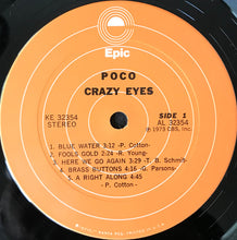Laden Sie das Bild in den Galerie-Viewer, Poco (3) : Crazy Eyes (LP, Album, San)