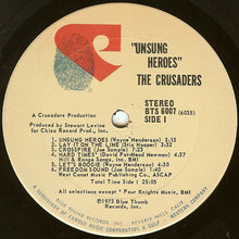 Load image into Gallery viewer, The Crusaders : Unsung Heroes (LP, Album)