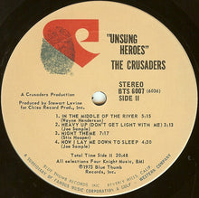 Load image into Gallery viewer, The Crusaders : Unsung Heroes (LP, Album)