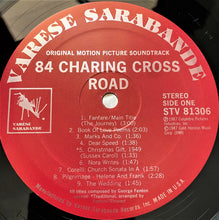 Laden Sie das Bild in den Galerie-Viewer, George Fenton : 84 Charing Cross Road - Original Motion Picture Soundtrack (LP, Album)