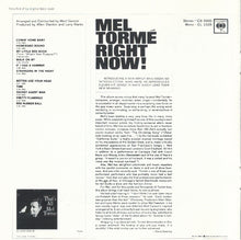 Load image into Gallery viewer, Mel Tormé : Right Now! (CD, Album, RE)