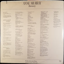 Laden Sie das Bild in den Galerie-Viewer, Anne Murray : Harmony (LP, Album)