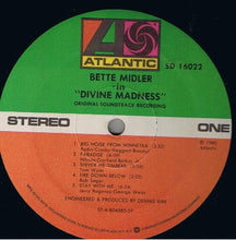 Load image into Gallery viewer, Bette Midler : Divine Madness (LP, Album, SP )