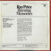 Load image into Gallery viewer, Ray Price : Burning Memories (LP, Album, RP)