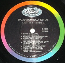 Load image into Gallery viewer, Laurindo Almeida : Broadway Solo Guitar (LP, Mono)