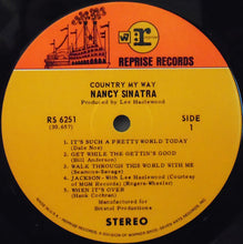 Load image into Gallery viewer, Nancy Sinatra : Country, My Way (LP, Album, RE)