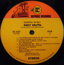 Load image into Gallery viewer, Nancy Sinatra : Country, My Way (LP, Album, RE)