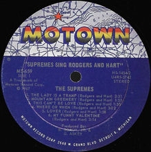 Load image into Gallery viewer, The Supremes : The Supremes Sing Rodgers & Hart (LP, Album)