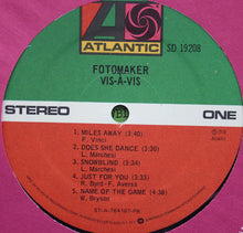 Load image into Gallery viewer, Fotomaker : Vis-à-Vis (LP, Album, Pre)