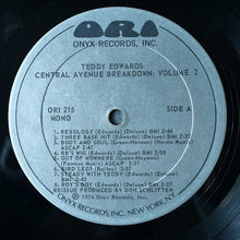 Load image into Gallery viewer, Teddy Edwards / Barney Kessel / Slim Gaillard : Central Avenue Breakdown; Volume 2 (LP, Comp, Mono, RE)