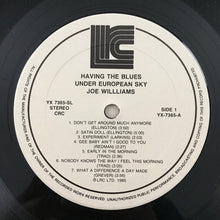 Load image into Gallery viewer, Joe Williams : Having The Blues Under European Sky (LP, Album, Mono)