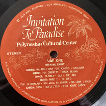 Load image into Gallery viewer, Polynesian Cultural Center : Invitation To Paradise (LP, Album)