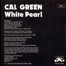 Load image into Gallery viewer, Cal Green : White Pearl (CD, Album)