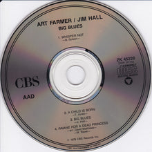 Load image into Gallery viewer, Art Farmer / Jim Hall : Big Blues (CD, Album, RE, RM)