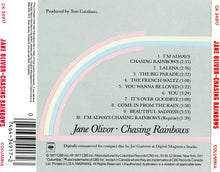 Load image into Gallery viewer, Jane Olivor : Chasing Rainbows (CD, Album, RE, RM)