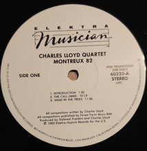 Load image into Gallery viewer, Charles Lloyd Quartet* : Montreux 82 (LP, Album, Promo)