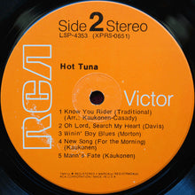 Laden Sie das Bild in den Galerie-Viewer, Hot Tuna : Hot Tuna (LP, Album, Ind)