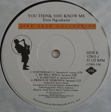 Load image into Gallery viewer, Ezra Ngcukana : You Think You Know Me (LP, Album)