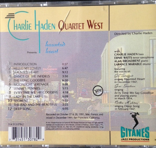 Buy Charlie Haden - Quartet West* : Haunted Heart (CD, Album