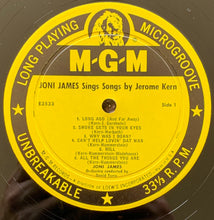 Load image into Gallery viewer, Joni James : Sings Songs By Jerome Kern And Songs By Harry Warren (LP, Album, Mono)