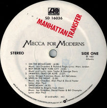 Load image into Gallery viewer, The Manhattan Transfer : Mecca For Moderns (LP, Album, MO )