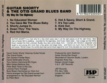 Load image into Gallery viewer, Guitar Shorty And The Otis Grand Blues Band : My Way On The Highway (CD, Album)