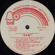 Charger l'image dans la galerie, Barry DeVorzon* & Perry Botkin, Jr.* : R.P.M. (The Original Motion Picture Soundtrack) (LP, Promo)