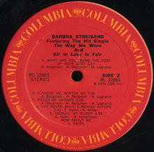 Load image into Gallery viewer, Barbra Streisand : Featuring The Way We Were And All In Love Is Fair (LP, Album, Ter)