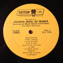 Load image into Gallery viewer, Cecile Chauveau : Favorite Music Of France (LP, Album)